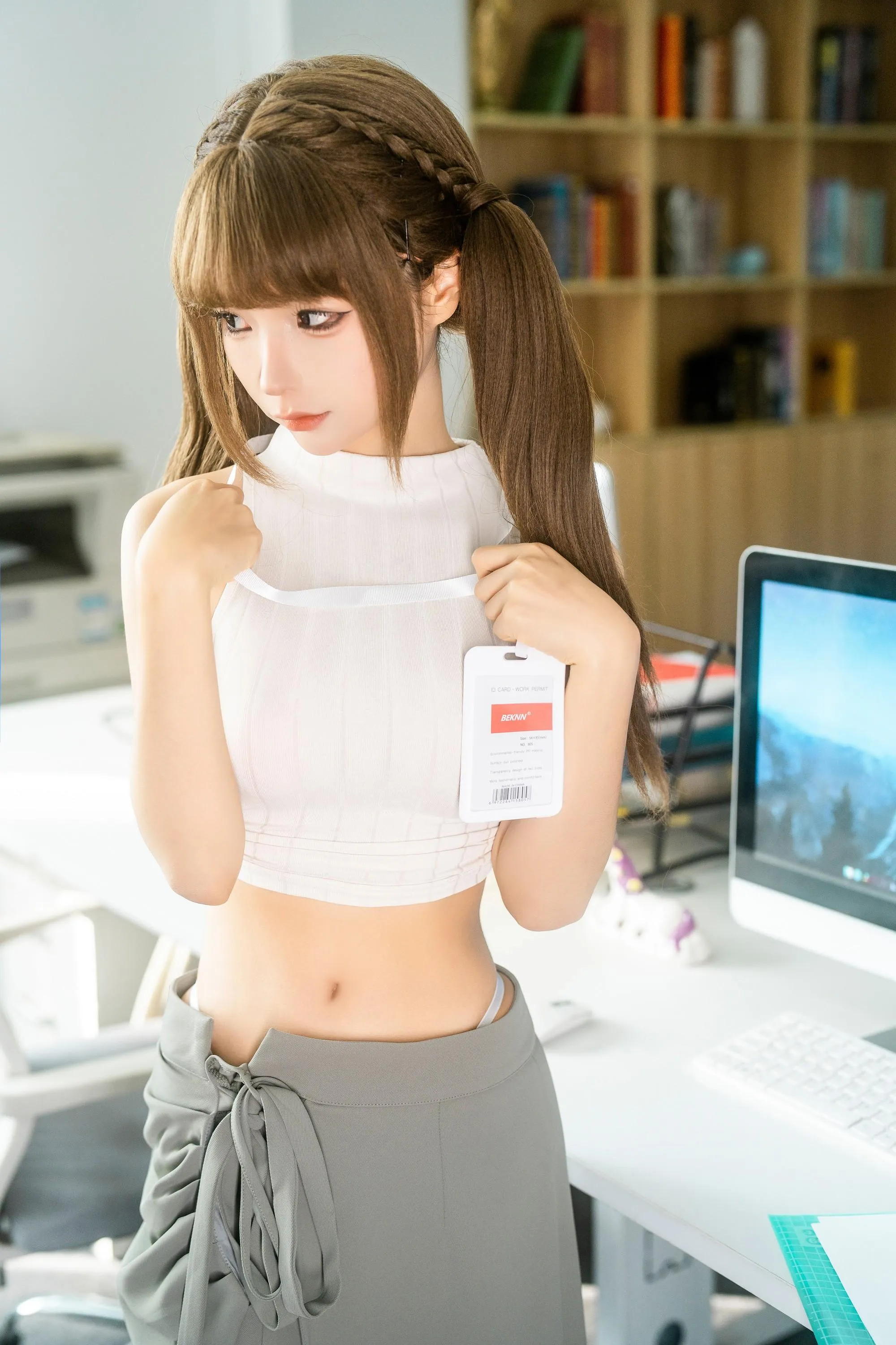 蠢沫沫 – NO.300 2024年04月合集-四月T3订阅《工作时间》 [98P]插图1